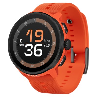 Часы SUUNTO RUN Coral Orange с силиконовым ремешком