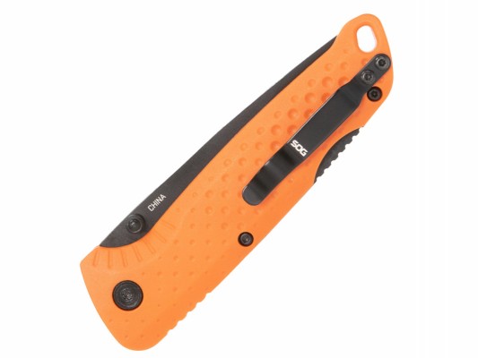 Нож складной SOG Adventurer LB Orange Black, сталь 5Cr15MoV, GRN, блистер